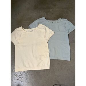 Free People Intimately Cap Crop Sleeve Tee Bundle